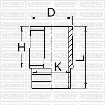 YENMAK 51-05868-000 Motor Gömleği Xu7-Persıa 83.00 Std 