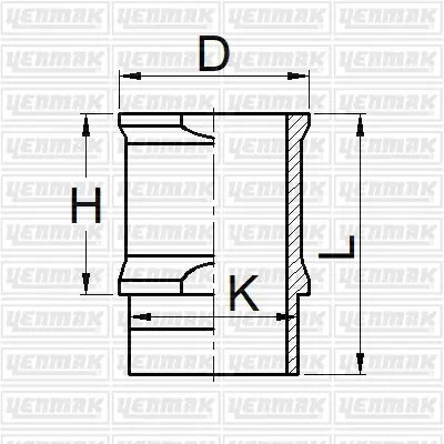 YENMAK 51-05872-000 X Motor Gömleği P104-P205 Xw 3 S-Wv 7-Tu 1 M/Z-Tu 1 K 72.00 Çap Std 9655523680