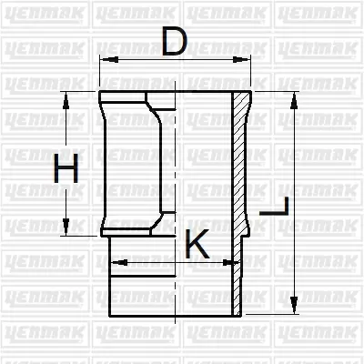 YENMAK 51-05899-000 Motor Gömleği R18-Fuego-R135-P1000 79.00 Std 7700548750