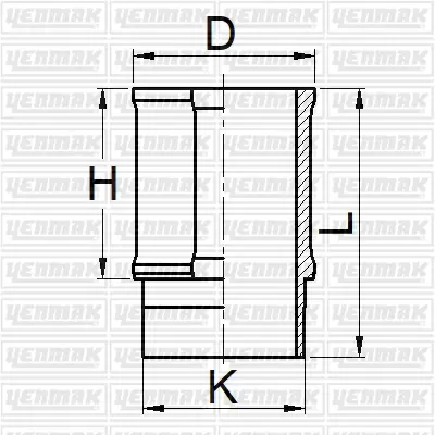 YENMAK 51-05904-000 Motor Gömleği R9-R12 1400 76.00 Çap Std 7700564872