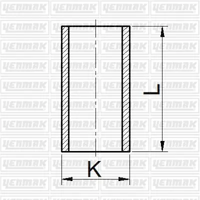 YENMAK 51-65879-000 X Motor Gömleği Partner Xud9 83.00 Çap Std 