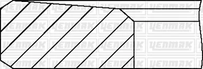 YENMAK 91-09420-000 Motor Segmanı Std 2.5 Dı Tc-Transit 914F6148AA
