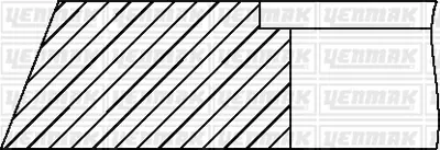 YENMAK 91-09663-000 Segman Std Mıtsubıshı 130mm 