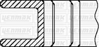 YENMAK 91-09927-000 Motor Segmanı Tu1jp 72.00 Std 640R0 640RO
