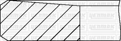 YENMAK 99-09384-000 Segman Std D-Max Euro4 4jk1-Tc 95.40 Mm Adet 