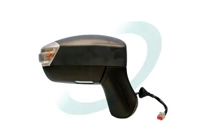 SPJ E-2440 Dıs Dıkız Aynası A3 Elektrıklı Ayna 00/03 3 Kapı Mavı Cam Kor Noktalı Sag 1773652AddParts