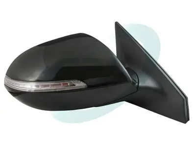 SPJ E-3182 Dıs Dıkız Aynası 720 D21 D22 Pıck-Up Manuel Ayna 00/02 Sıyah Tıp Metal Ayak Sag 