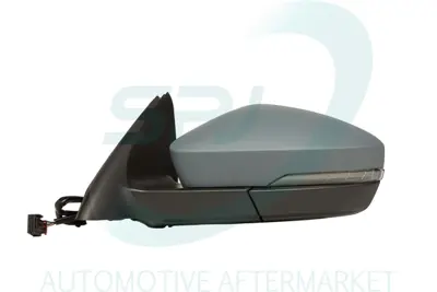 SPJ E-3546 Dıs Dıkız Aynası C5 Elektrıklı Ayna 08/15 Astarlı Sınyallı Sensorlü Mavı Cam Sag 5E1857508EAddParts