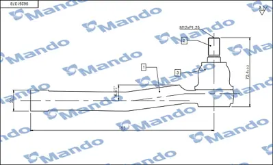 MANDO DSA020621 Rot Basıdaewoo Rezzo [u100] | Tacuma [2000-09~] 96261378