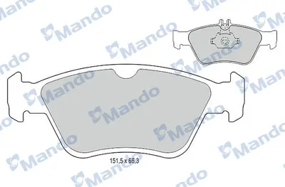 MANDO MBF015111 Balatamercedes Benz C-Class 1993 - 2001, Clk 1997 - 2002, E-Class 1995 - 2003, S-Class 54204720