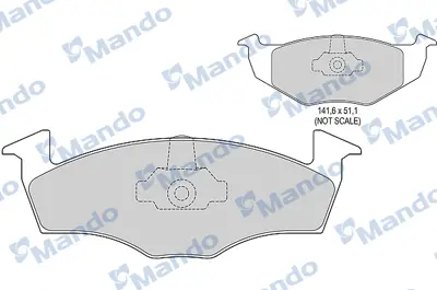 MANDO MBF015192 Balata [fr]/Wıth R90 Certıfıcatıon + Noıse Shımskoda 6Q0698151B