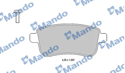 MANDO MBF015253 Arka Fren (Dısk) Balatası Megane Iıı 08>scenıc 09>fluence 8660004436