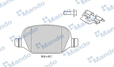 MANDO MBF015272 Balata [rr]/Wıth R90 Certıfıcatıon + Noıse Shımalfa Romeo 77365752