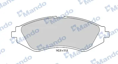 MANDO MBF015331 Balata [fr]/Wıth R90 Certıfıcatıon + Noıse Shımdaewoo/Chevrolet 96349060 S4510011