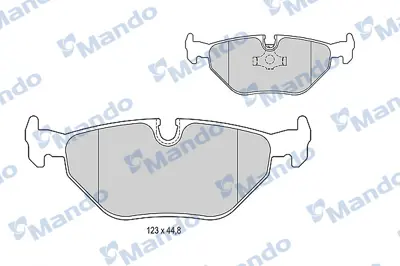 MANDO MBF015399 Balata [rr]/Wıth R90 Certıfıcatıon + Noıse Shımbmw 6761253