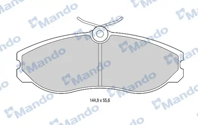 MANDO MBF015517 Balata [fr]/Wıth R90 Certıfıcatıon + Noıse Shımford 1L4J2K021AB D10602X80A