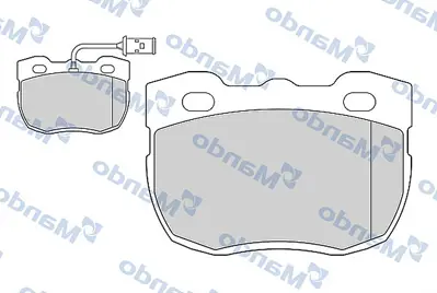 MANDO MBF015593 Balata [fr]/Wıth R90 Certıfıcatıon + Noıse Shımland Rover STC3765