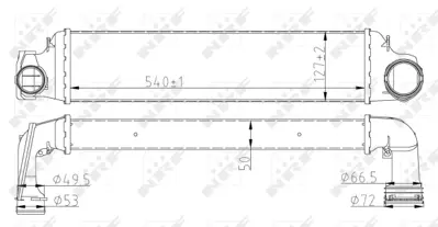 NRF 30154A Turbo Radyatoru Bmw E46 M47 M57 7786351