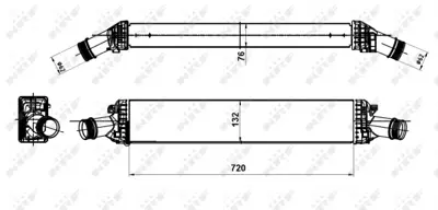 NRF 30189 Audı Q5 3.0d 09-Intercooler / Charger 8K0145805E