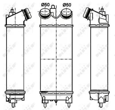 NRF 30274 Turbo Intercoll Radyatoru Transıt Courıer Fıesta Vı 08> B Max Ecosport 13> 1,5tdcı / 1,6tdcı AV219L440AC
