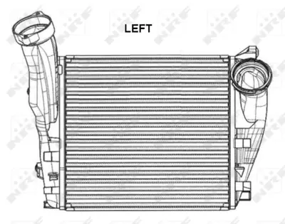 NRF 30286 Vw Touareg 2.5d 03-Intercooler / Charger 7L6145803E 9551108300