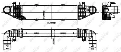 NRF 30313 Turbosarj Radyatoru C-Class W204 08>14 E-Class W212 11>15 A2045000500