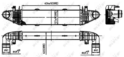 NRF 30314 Turbosarj Radyatoru W204 07>14 S204 07>14 C204 11> W212 09>15 C207 10>16 A207 10>16 A2045000000