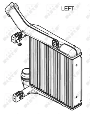 NRF 30349 Porsche Panamera 3.0d 10-Intercooler / Charger 97011020935