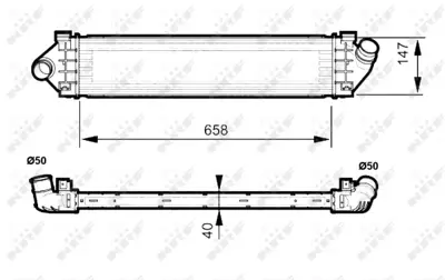 NRF 30515 Turbo Intercooler Radyatoru Mondeo Iv 07>14 S Max Galaxy 06>15 1,8tdcı / 2,0tdcı Kuga 2,0tdcı 10>12  31338471 6G919L440FE