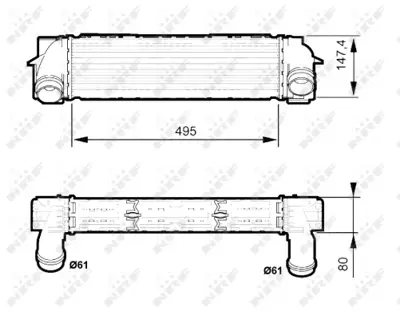 NRF 30524 Turbo Radyatoru Bmw B47 N20 F25 F26 17517823570
