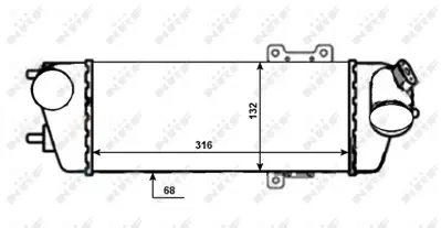 NRF 30525 Hyundaı İ30 1.6d 07-Intercooler / Charger 282712A600