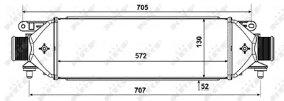 NRF 30752 Turbo Intercooler Radyatoru  Alfa Romeo Gıulıetta 1.6d 10- 95510211