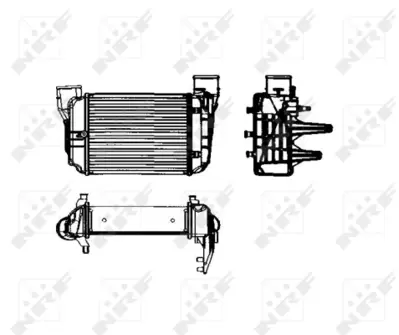 NRF 30753 Audı A4 1.8 05-Intercooler / Charger 8E0145805N