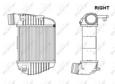 NRF 30772 Audı A6 2.7d 04-Intercooler / Charger 4F0145806T