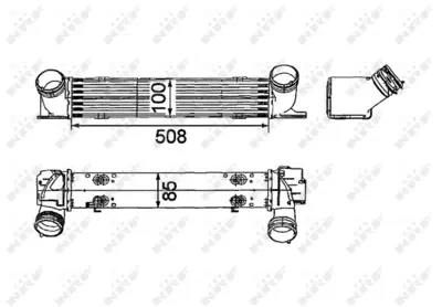 NRF 30797 Turbo Radyatoru Bmw N47 M47 N2 E81 E87 E90 E84 7524916