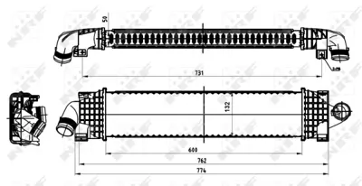 NRF 30870 Turbo Intercooler Focus Iıı 2,0 Ivct Turbo Ecoboost 12 /> Volvo S80 Iı V40 V70 Iıı Xc70 Iı Land Rove 4M5H9L440LB