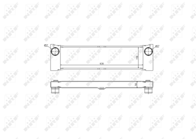NRF 30901 Mercedes Viano 2.2d 04-Intercooler / Charger 6395010301