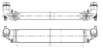 NRF 309069 Turbo Intercooler Radyatoru  Opel Astra 1.0 16- 39109104