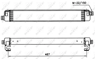 NRF 31011 Bmw 3 2.0 83-Oilcoolers 17211719179