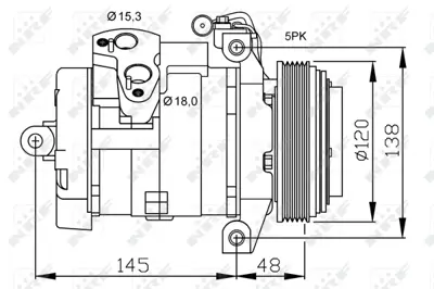 NRF 32470 Klıma Kompresoru Bmw X5 E53 9158039