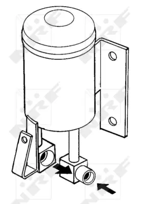 NRF 33070 Vw Passat 1.6d 88-Receiver Driers 357820191D