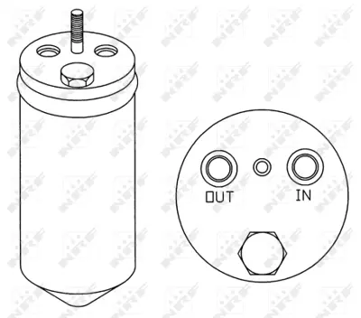 NRF 33149 Daewoo Matiz 0.8 98-Receiver Driers 96512885 96512886