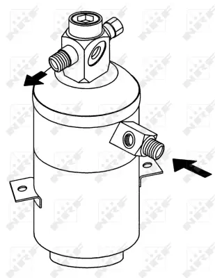 NRF 33163 Mercedes Sl-Series 3.2 90-Receiver Driers A1298300283