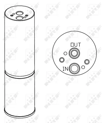 NRF 33168 Klıma Tupu W220 98>05 C215 99>06 R230 08>12 Vıto 638 99>03 Sprınter 00>06 A2208300083
