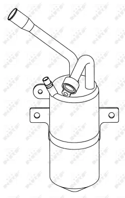 NRF 33190 Ford Focus 1.6 99-Receiver Driers XS4H19E647AH