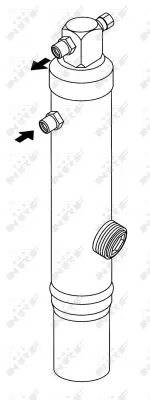 NRF 33210 Porsche 911 3.2 84-Receiver Driers 91157393903