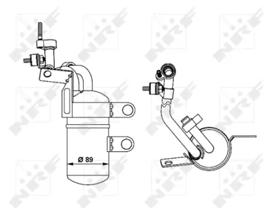 NRF 33290 Klıma Kurutucu Fıltre Focus Iı 03>11 Focus Iı C Max 04>10 1,6 Tı / 1,8 3M5H19E647DA