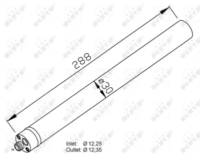 NRF 33310 Audı A4 2.0d 08-Receiver Driers 8K0298403B