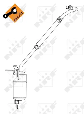 NRF 33354 Jaguar X-Type 2.0d 01-Receiver Driers C2S6013