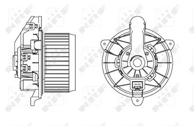 NRF 34167 Arka Kalorıfer Motor Transıt V363 14> AV1119846BB
